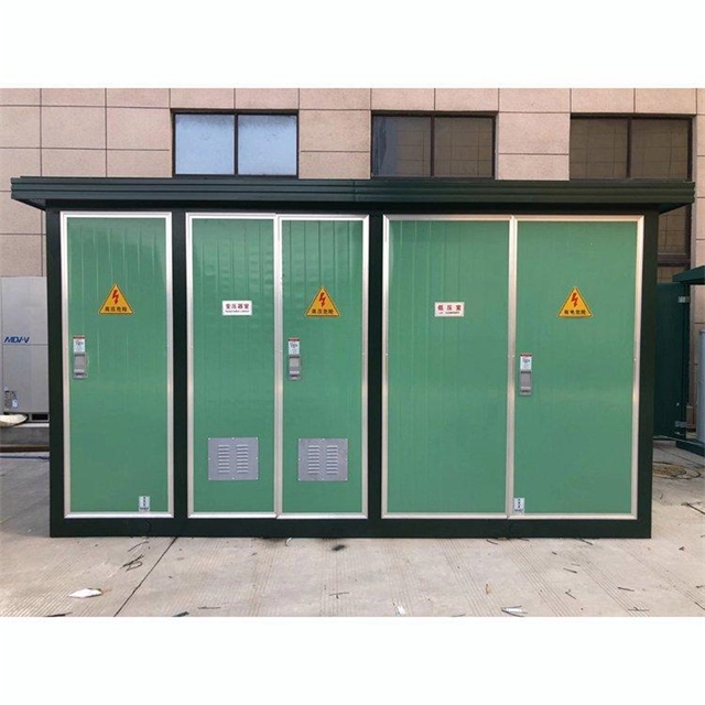 城西1600KVA欧式箱式变压器